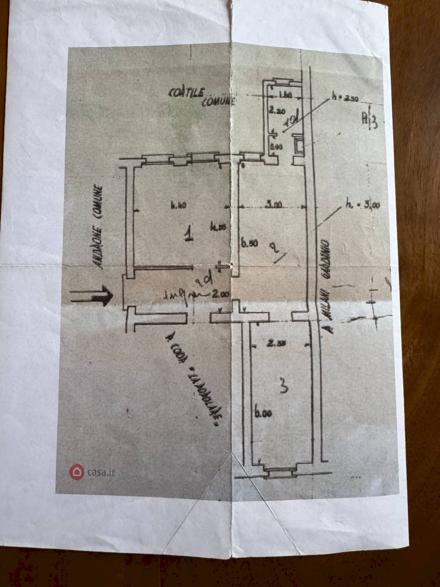 Foto 4 - Appartamento Via Nazario Sauro
 
44, Mantova - planimetria 1