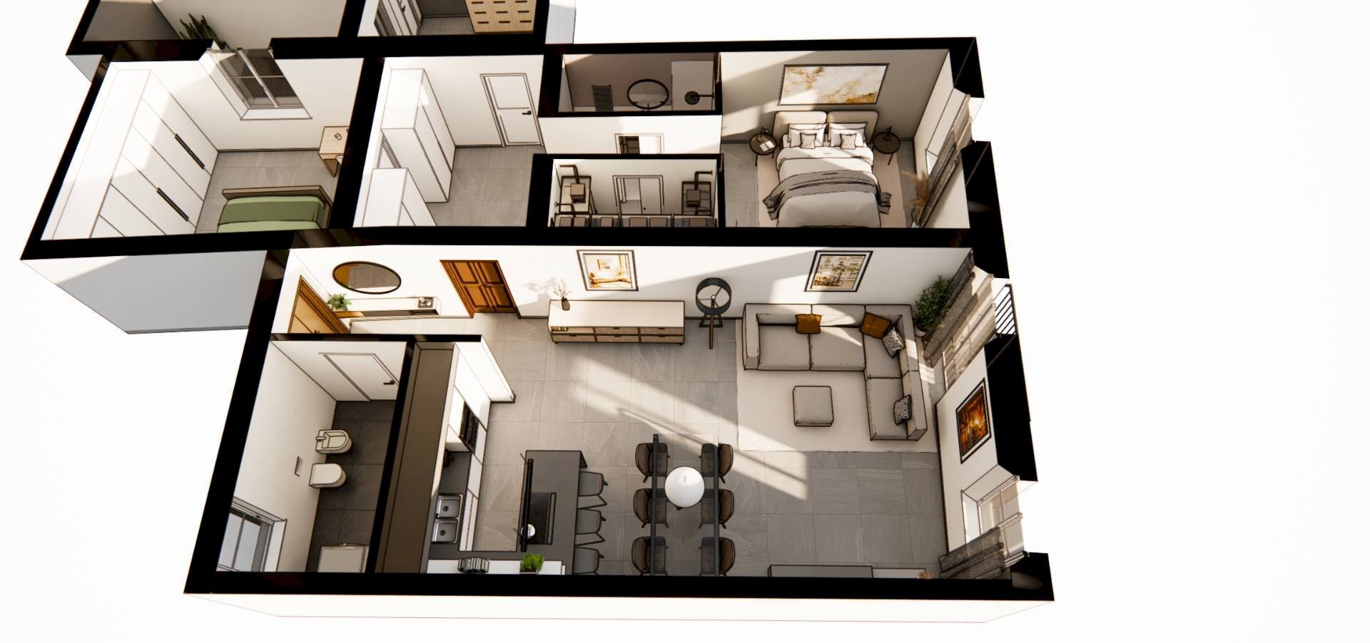 Foto 1 - Appartamento PIAZZA VIRGILIANA, Mantova - planimetria 1