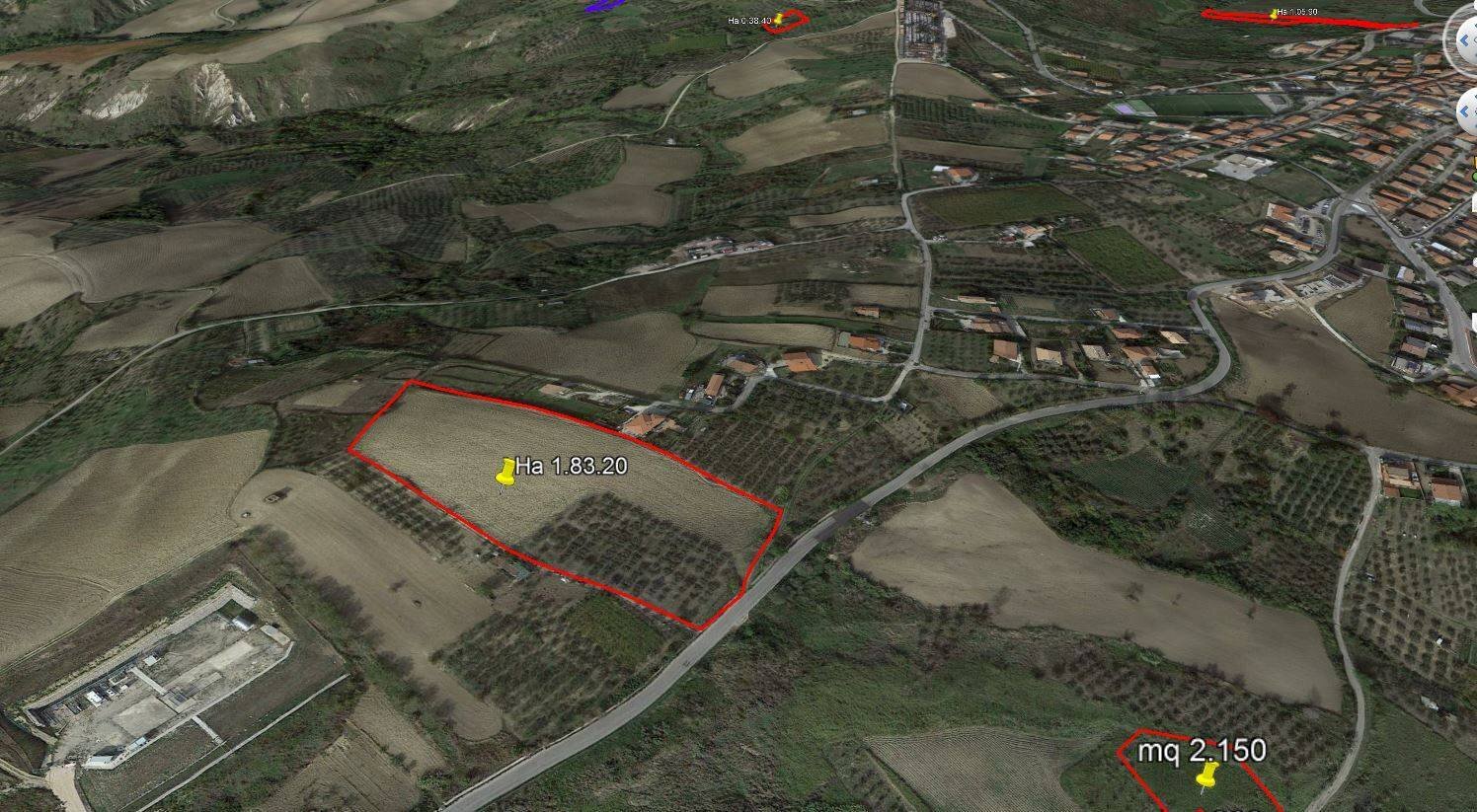 Foto 18 - Terreno agricolo Provinciale 212 ex Strada Statale 86, Cupello - planimetria 1