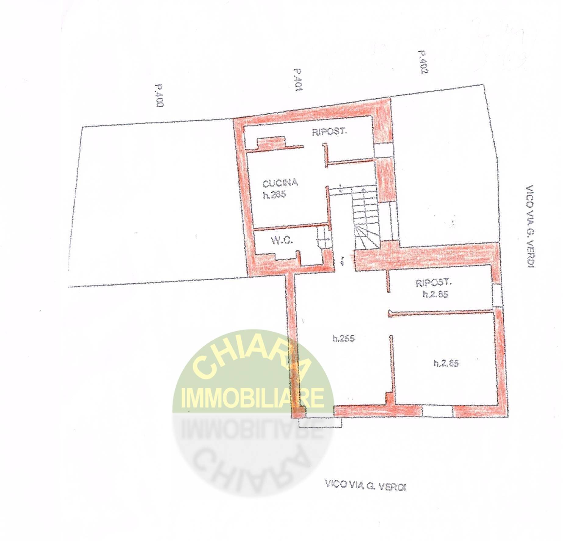 Foto 29 - Quadrilocale Giuseppe Verdi
 
40, Palmoli - planimetria 1