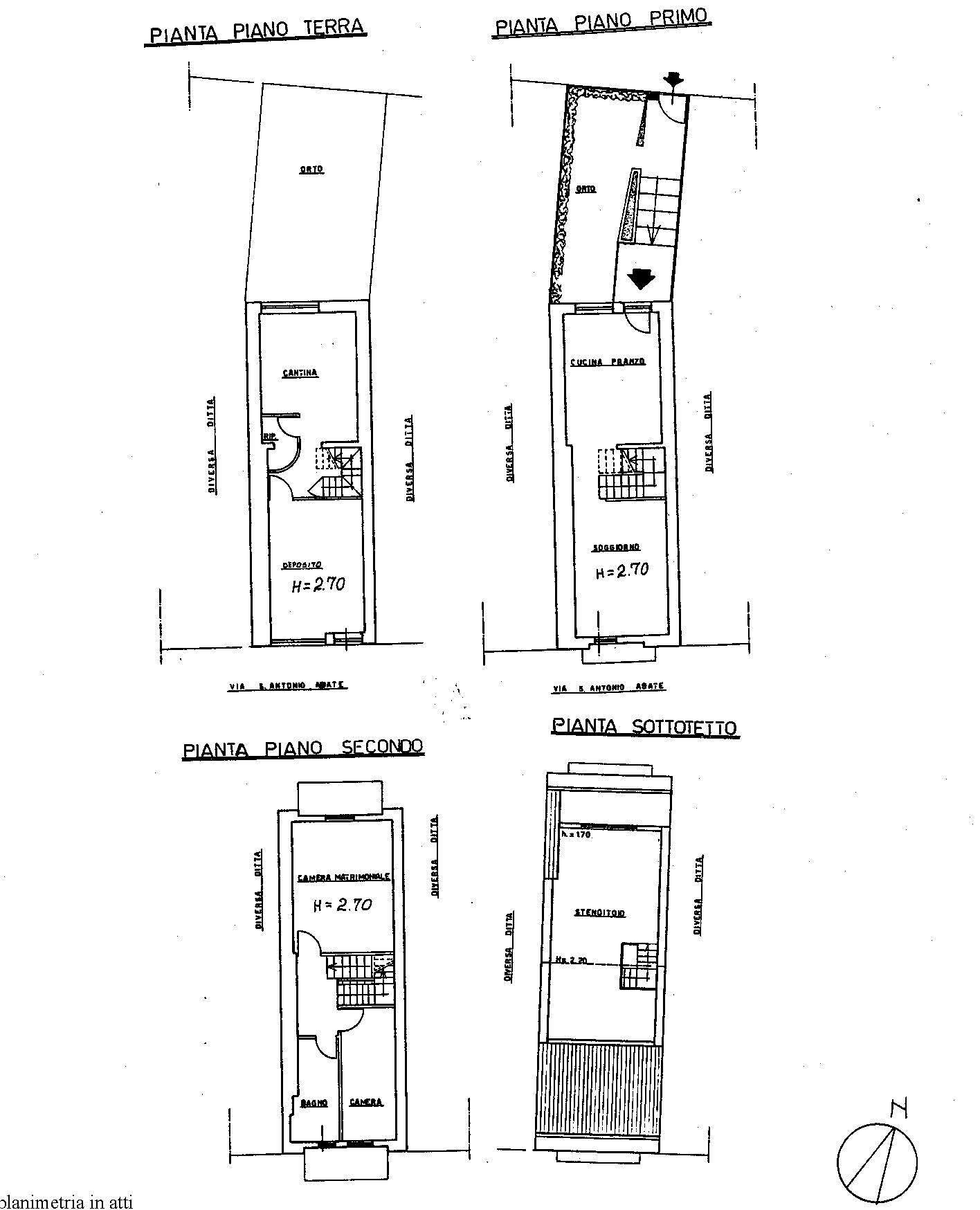Foto 50 - Casa indipendente Via Sant'Antonio Abate
 
snc, Tufillo - planimetria 1