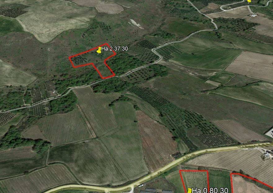 Foto 2 - Terreno agricolo c.da Ramignano / Strampanato, Cupello - planimetria 1