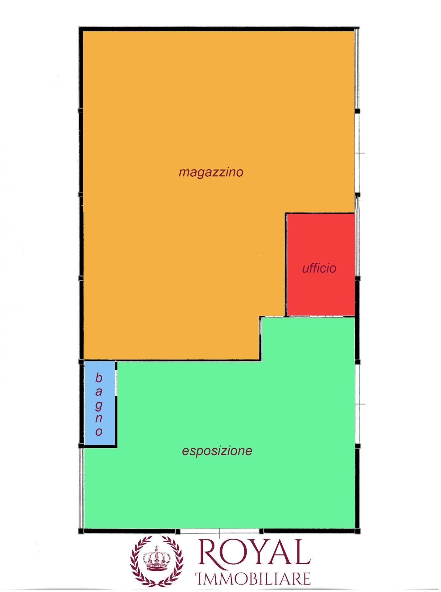 Foto 2 - Commercial Premises Via Giovan Battista Lulli, Livorno - floor plans 1