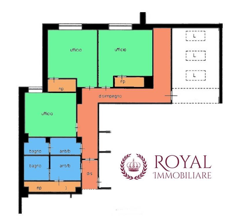 Foto 2 - Commercial Premises Via Conte Luigi Cadorna, Livorno - floor plans 1