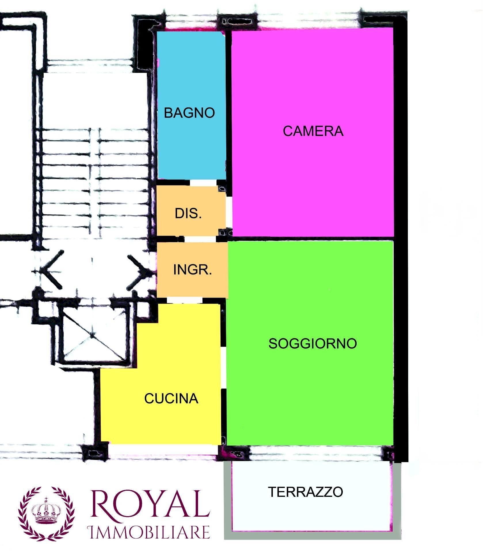 Foto 24 - Two-room apartment Via Mastacchi, Livorno - floor plans 1