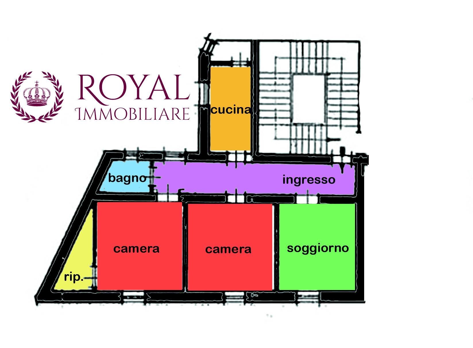 Foto 24 - Three-room apartment Piazza Dei Legnami, Livorno - floor plans 1