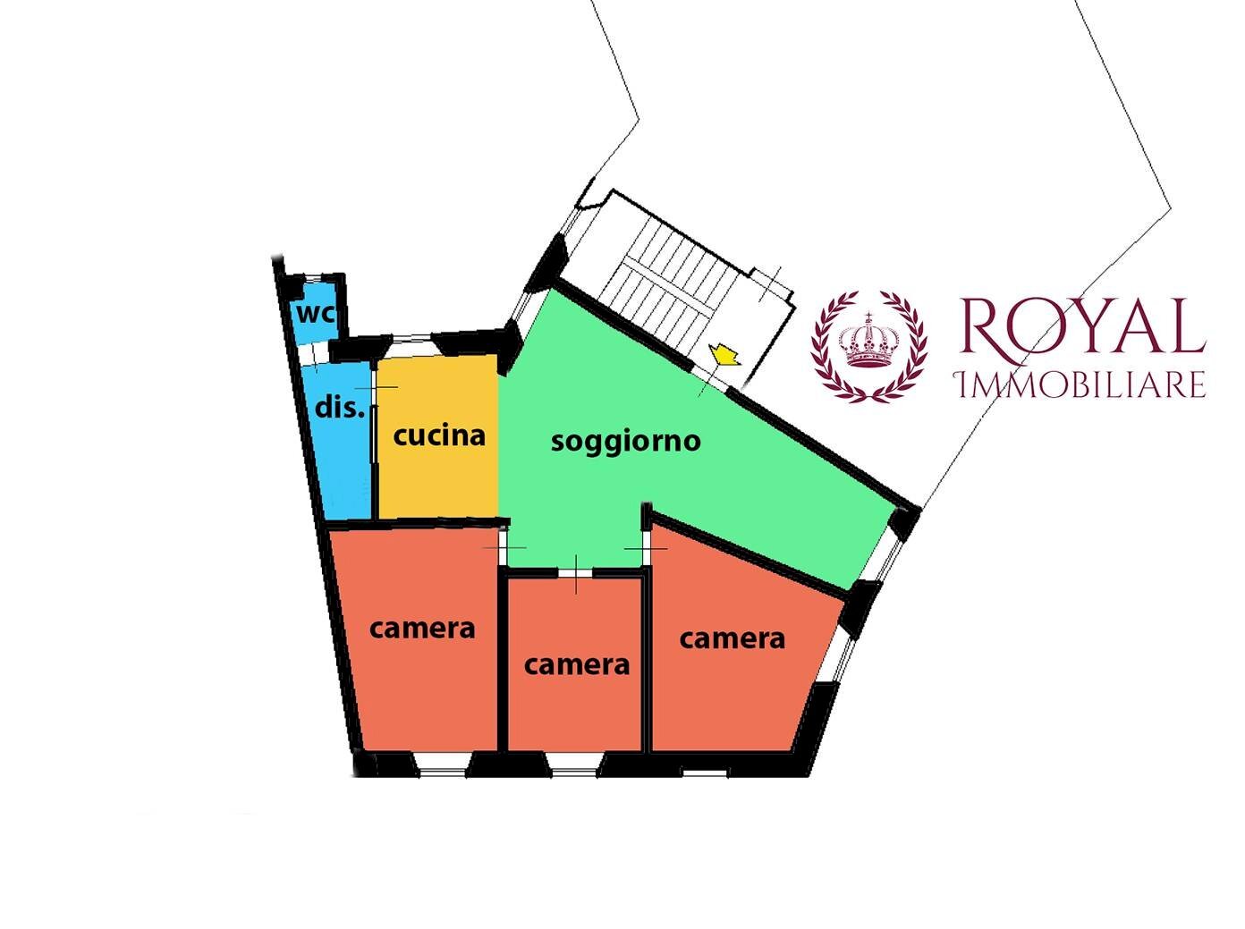 Foto 33 - Four-room apartment Via dell'Origine, Livorno - floor plans 1