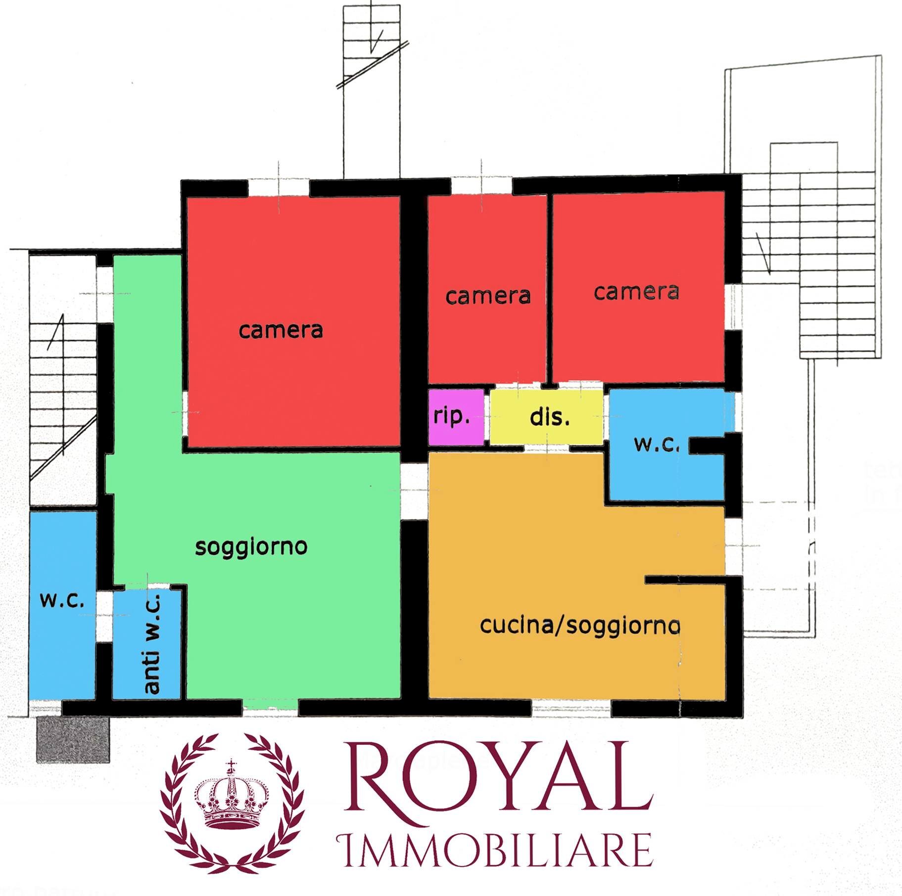 Foto 22 - Appartamento Buontalenti, Rosignano Marittimo - planimetria 1