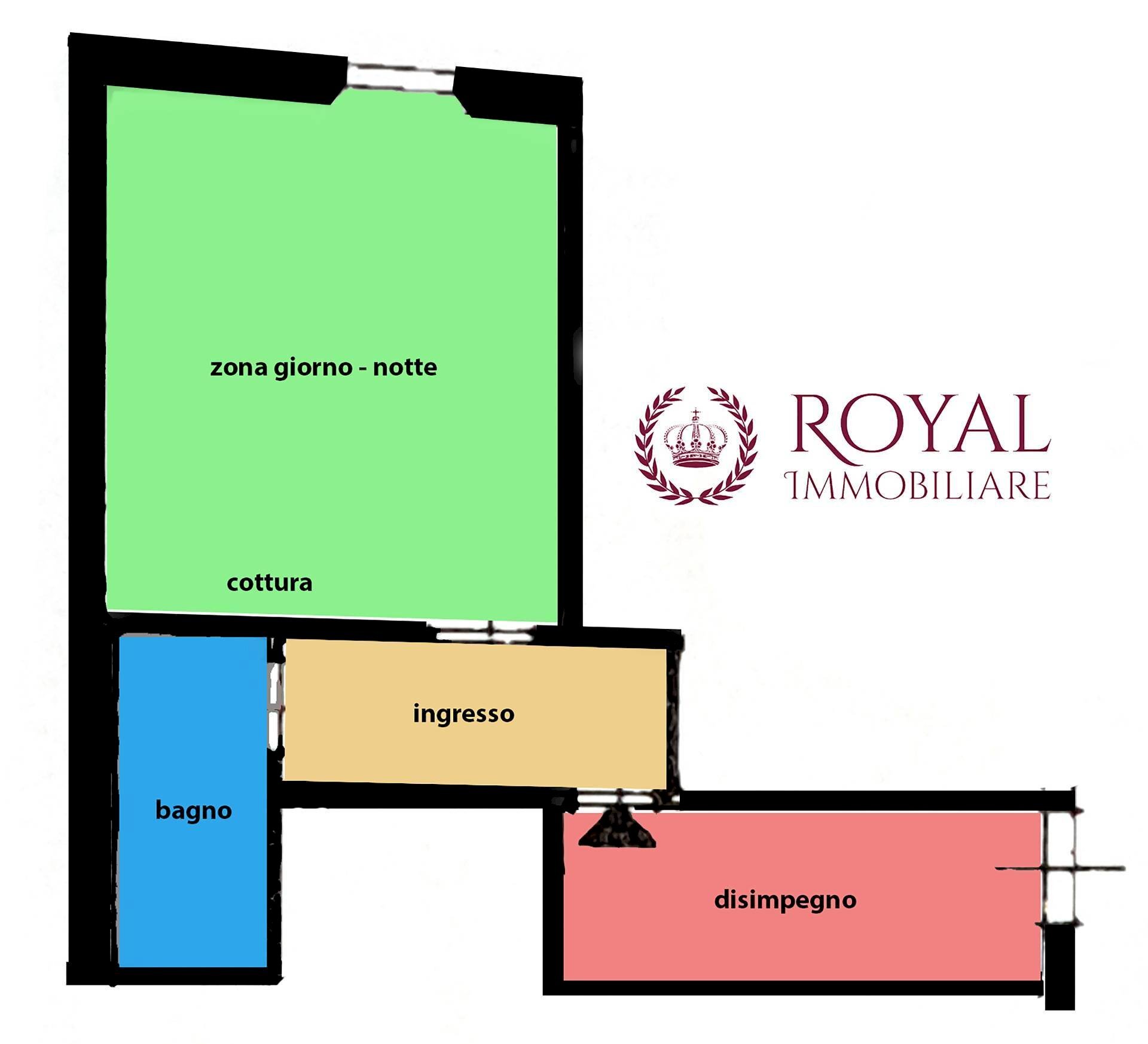 Foto 20 - One-room apartment Piazza Dei Mille, Livorno - floor plans 1