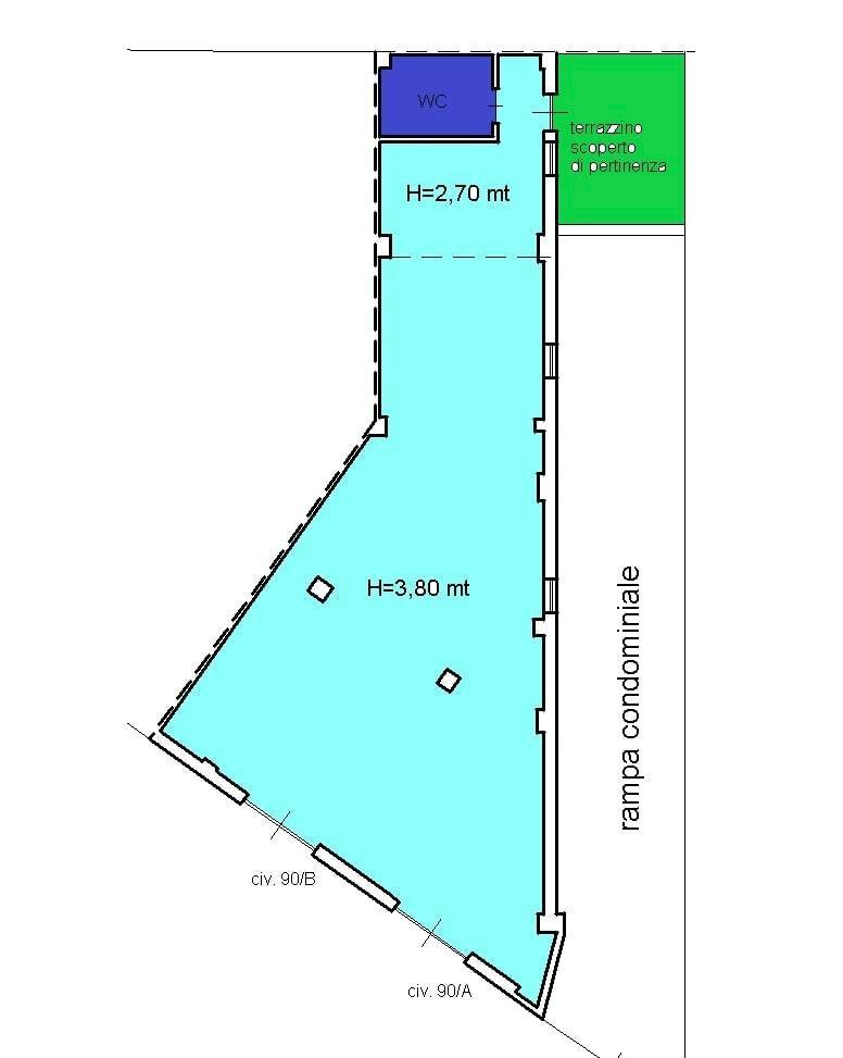 Foto 3 - Warehouse corso imbriani
 
90, Trani - floor plans 1
