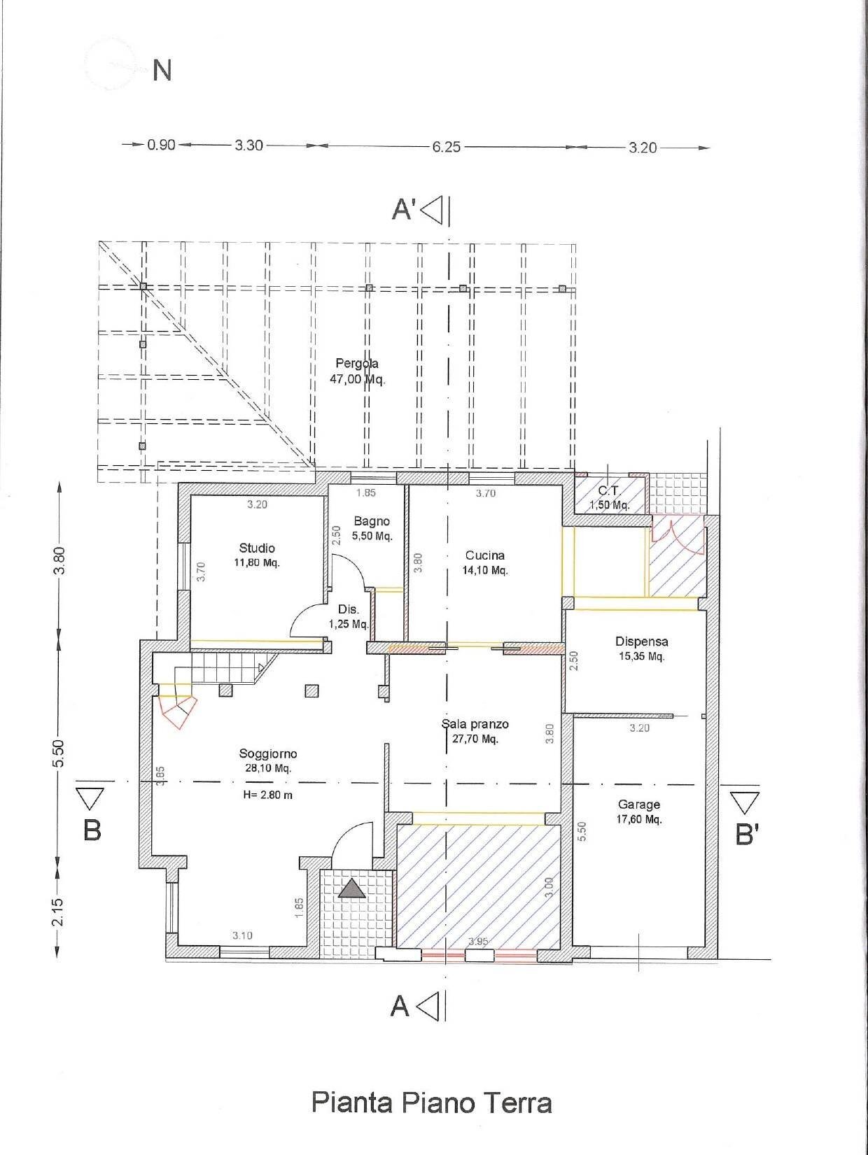 Foto 59 - Villa Via Massimo D'Antona
 
13, Mosciano Sant'Angelo - floor plans 1