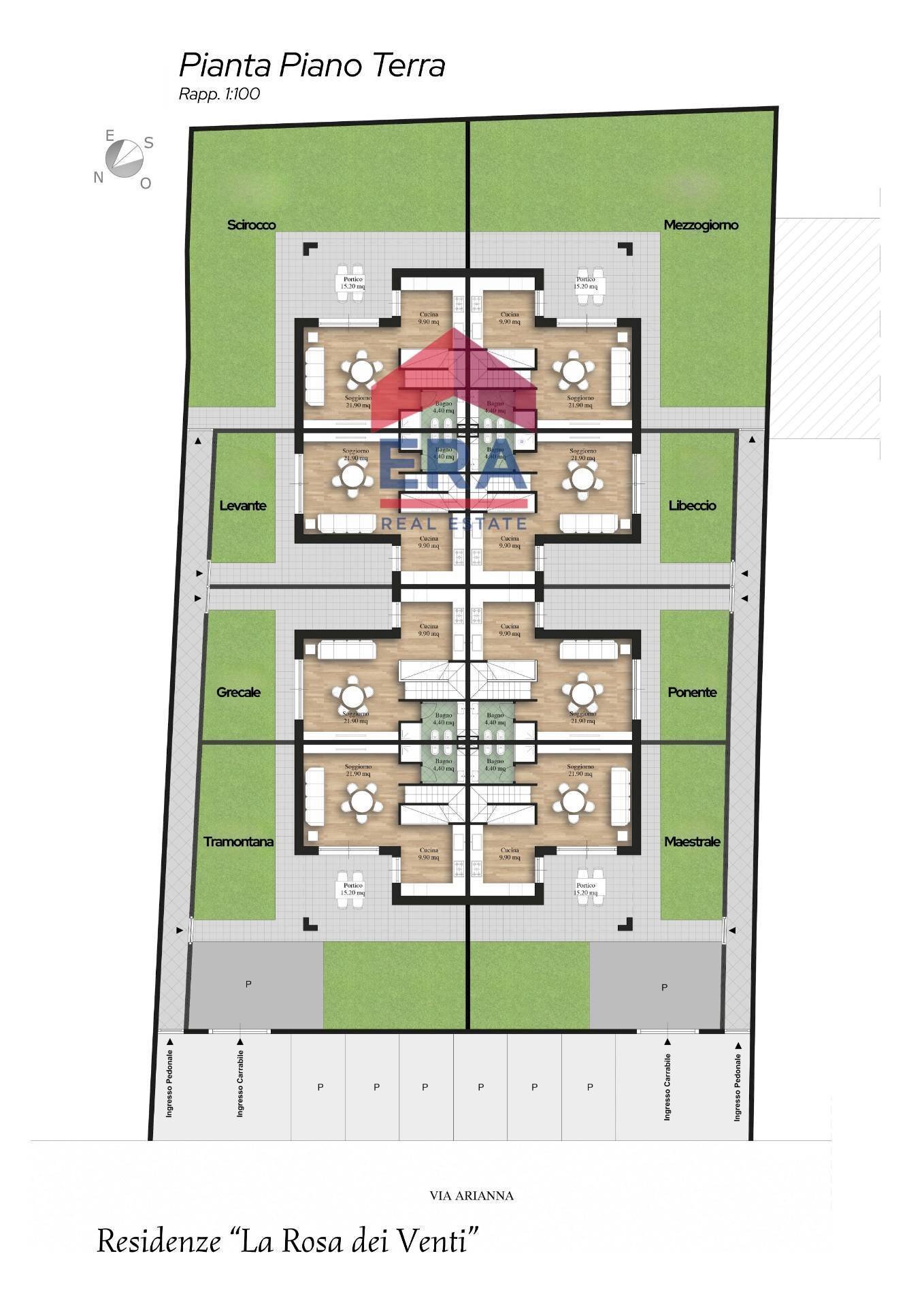 Planimetria - Terraced Villa VIa Arianna
 
snc, Ardea - floor plans 1