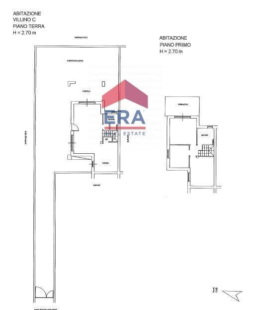 Planimetria - Terraced Villa Viale Nuova California
 
67, Ardea - floor plans 1