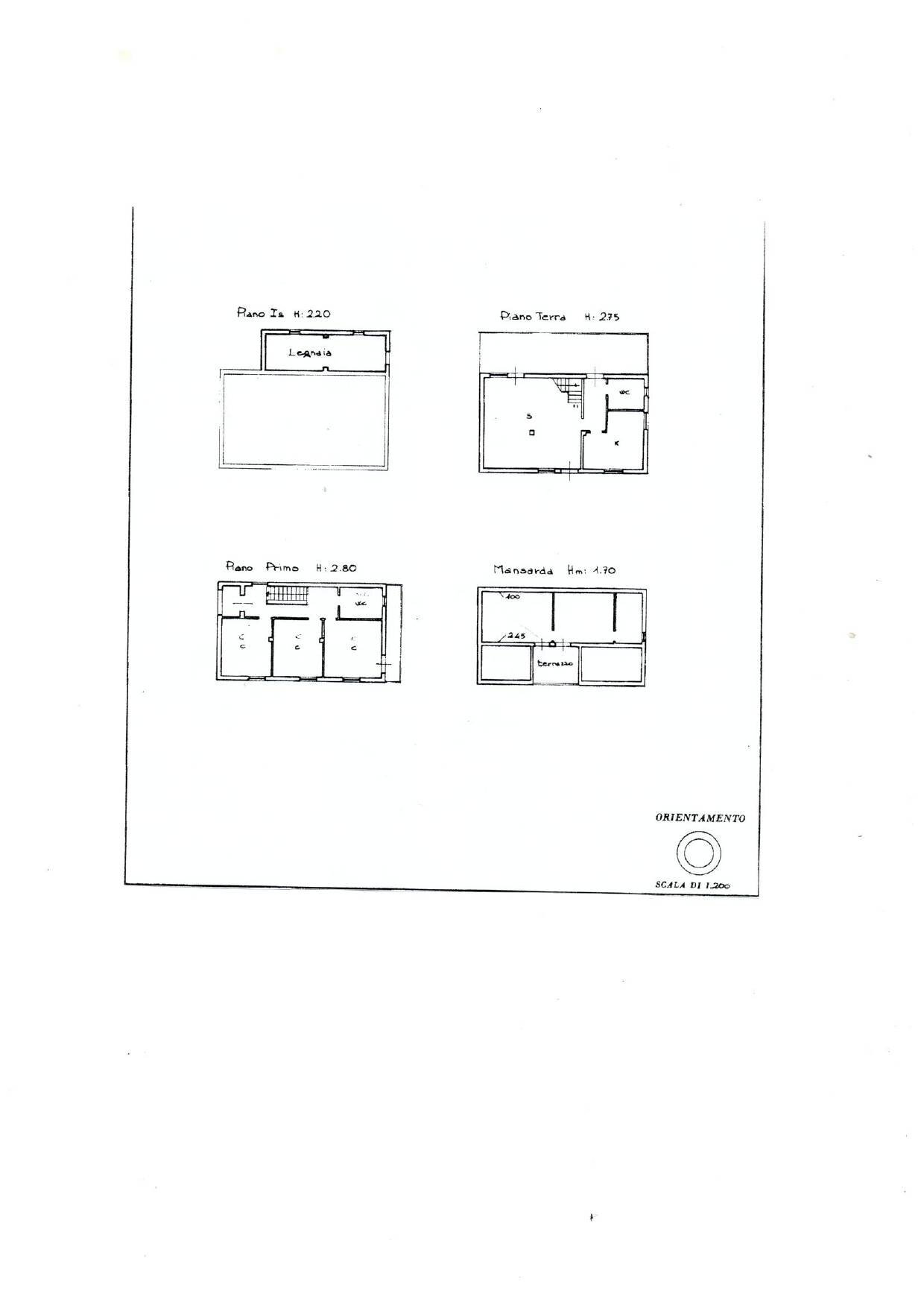 Foto 34 - Villa Zeri - planimetria 1