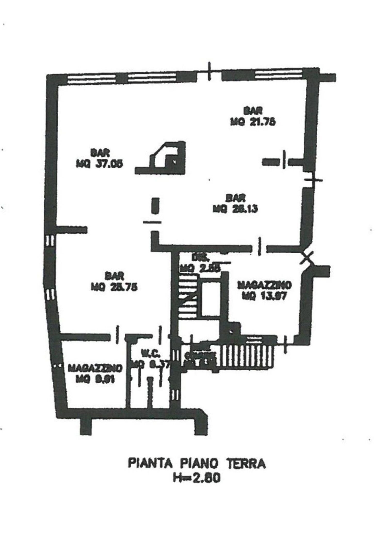 planimetria - Locale Commerciale Arba - planimetria 1