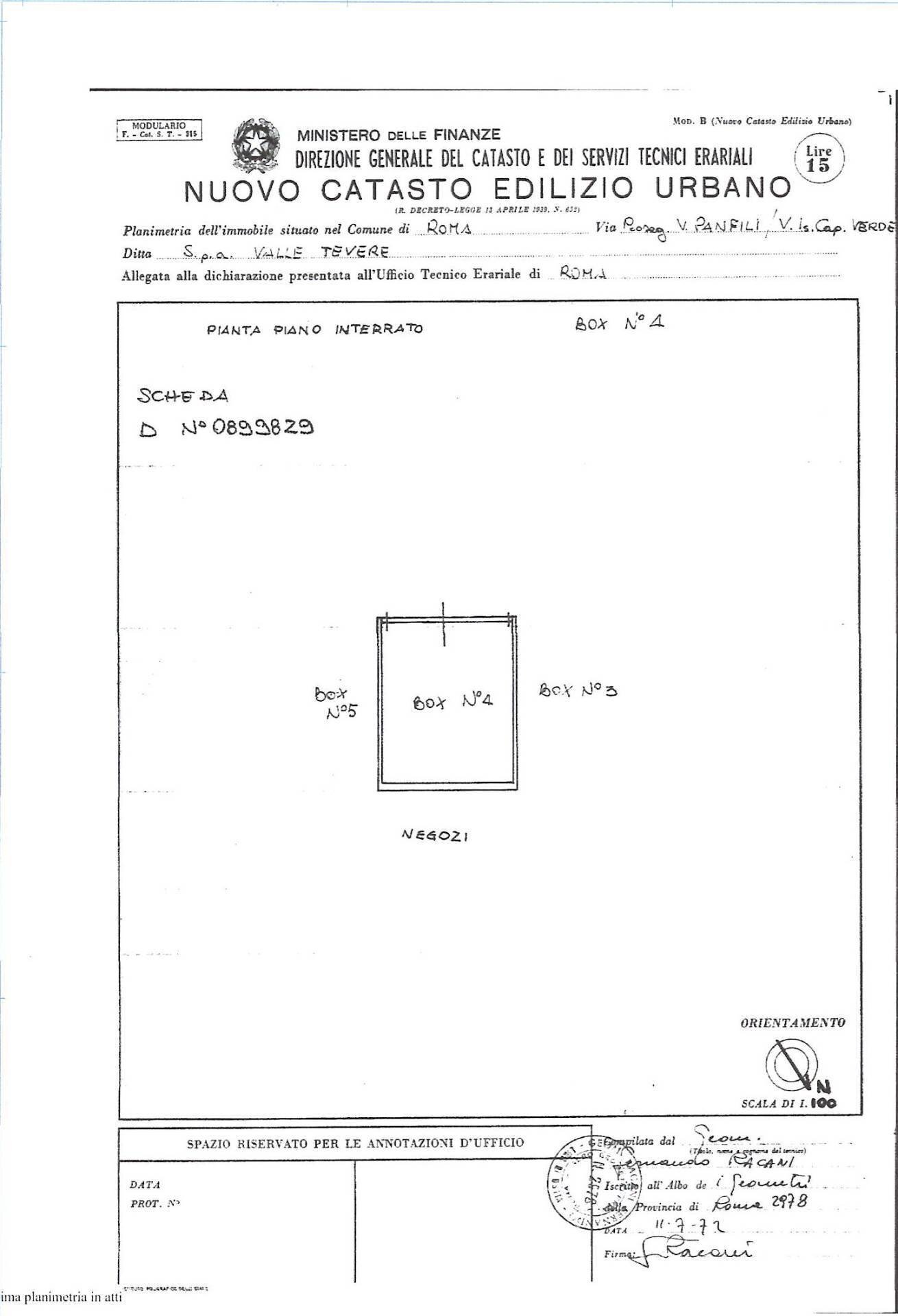 Foto 52 - Appartamento Via Polinesia
 
5, Roma - planimetria 1