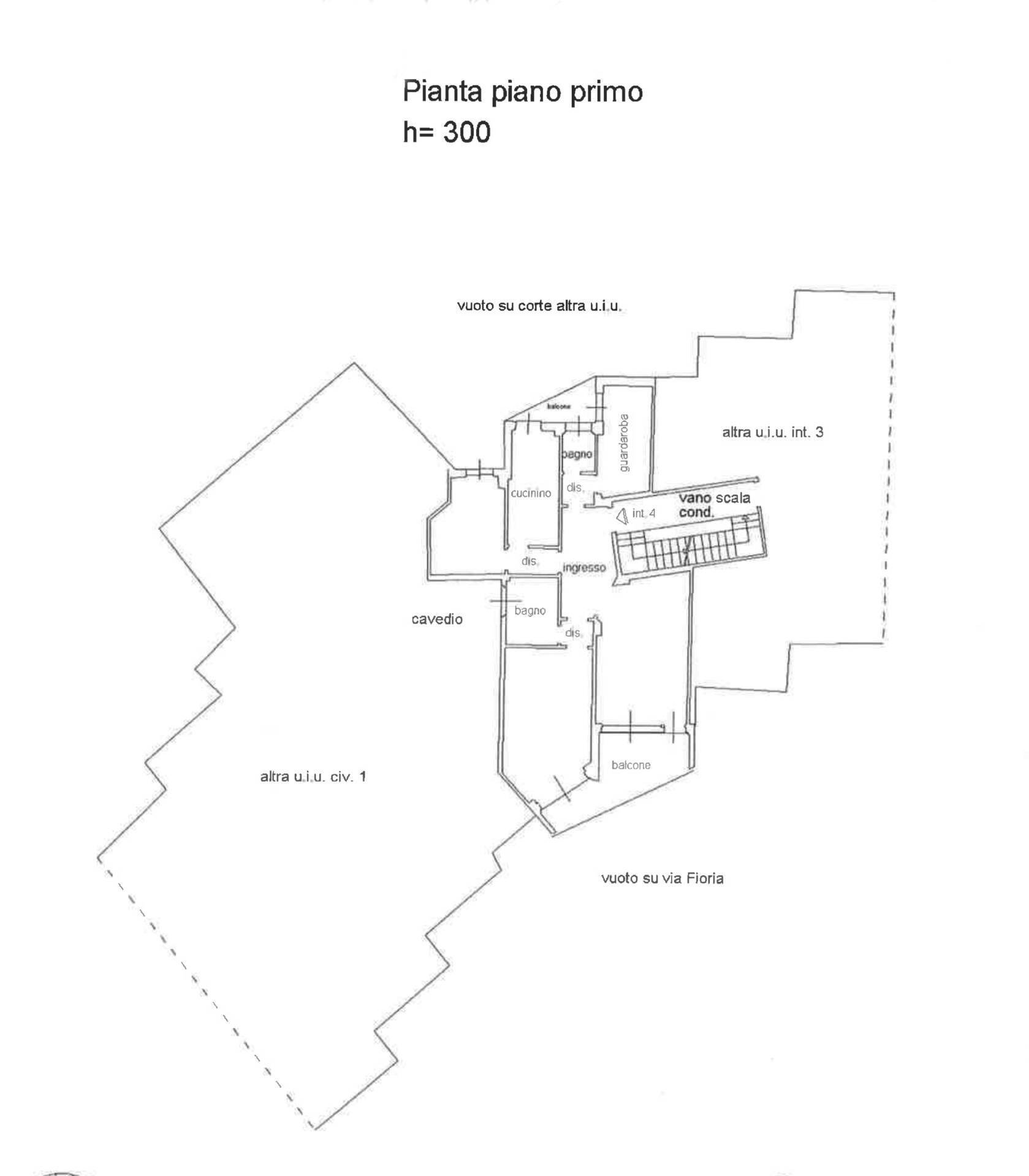 Foto 13 - Appartamento Via fioria
 
3, Rapallo - planimetria 1