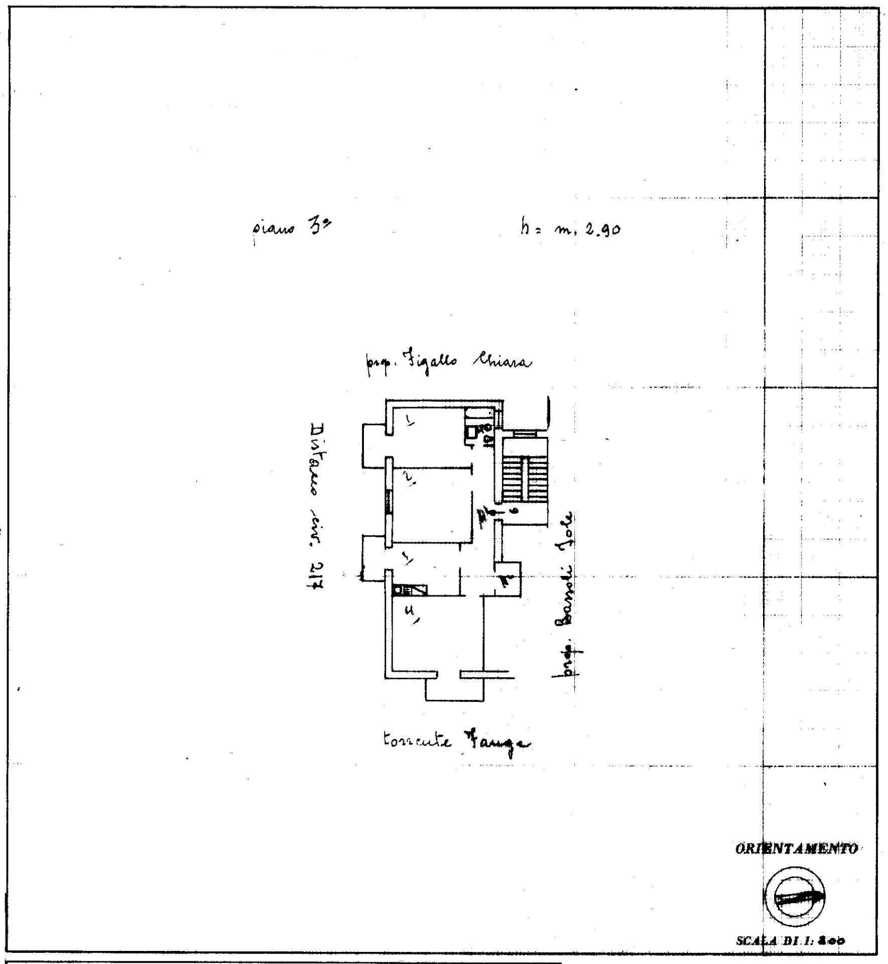 Foto 11 - Apartment Via Gorizia
 
7, Rapallo - floor plans 1