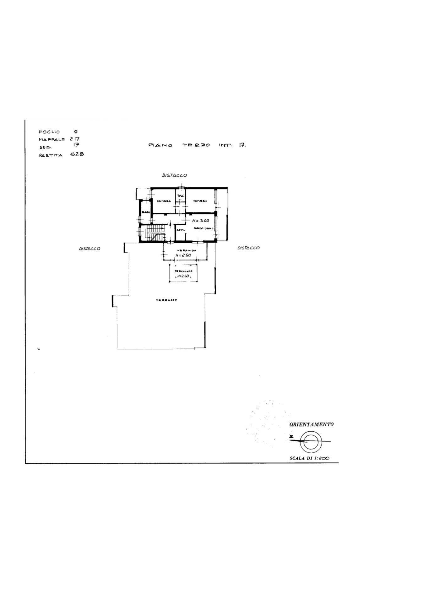 Foto 29 - Quadrilocale Via Aurelia
 
270, Zoagli - planimetria 1