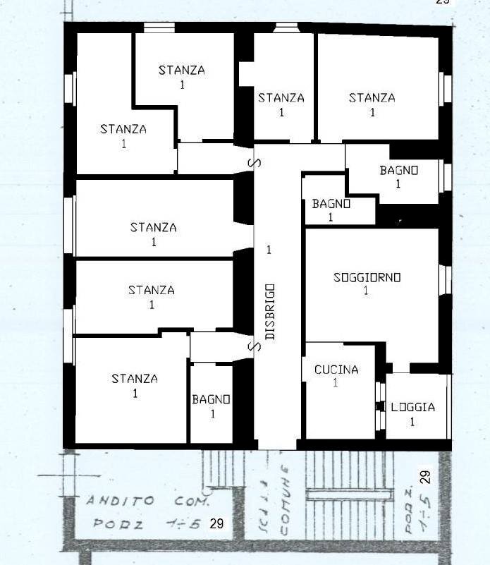 Foto 3 - Apartment Via Zanella
 
17, Trento - floor plans 1