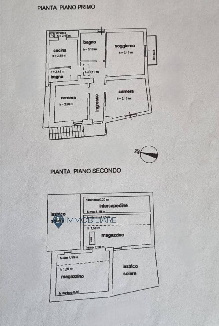 Foto 13 - Four-room apartment Via B. Gazzoli
 
25, Lerici - floor plans 1