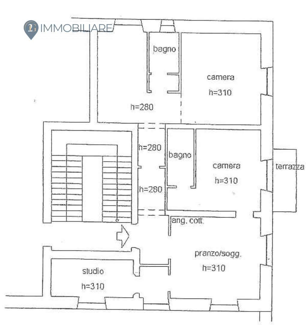 Foto 17 - Appartamento Via Milano
 
120, La Spezia - planimetria 1