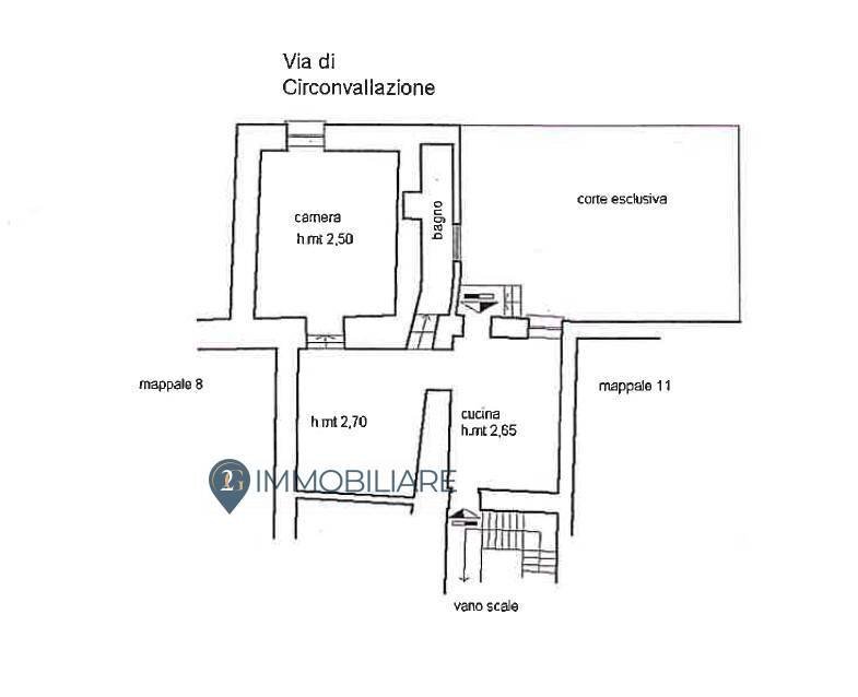 Foto 22 - Appartamento Via Borgo San Bernardo
 
11, Brugnato - planimetria 1