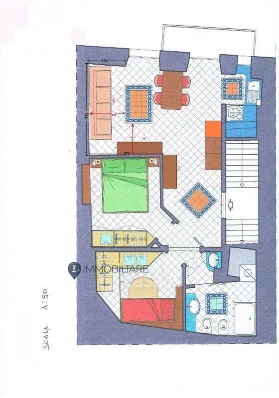 Foto 39 - Four-room apartment Via San Giacomo, Riomaggiore - floor plans 1