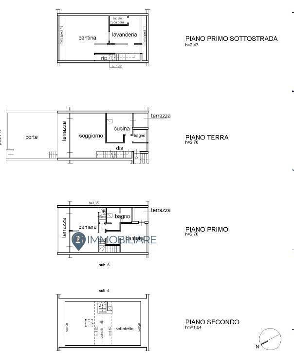 Foto 31 - Villa a Schiera Via Bologna, Luni - planimetria 1