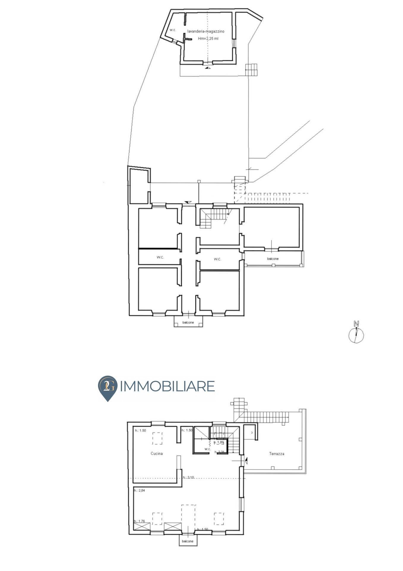Foto 26 - Casa semi indipendente Salita Del Pianello, La Spezia - planimetria 1