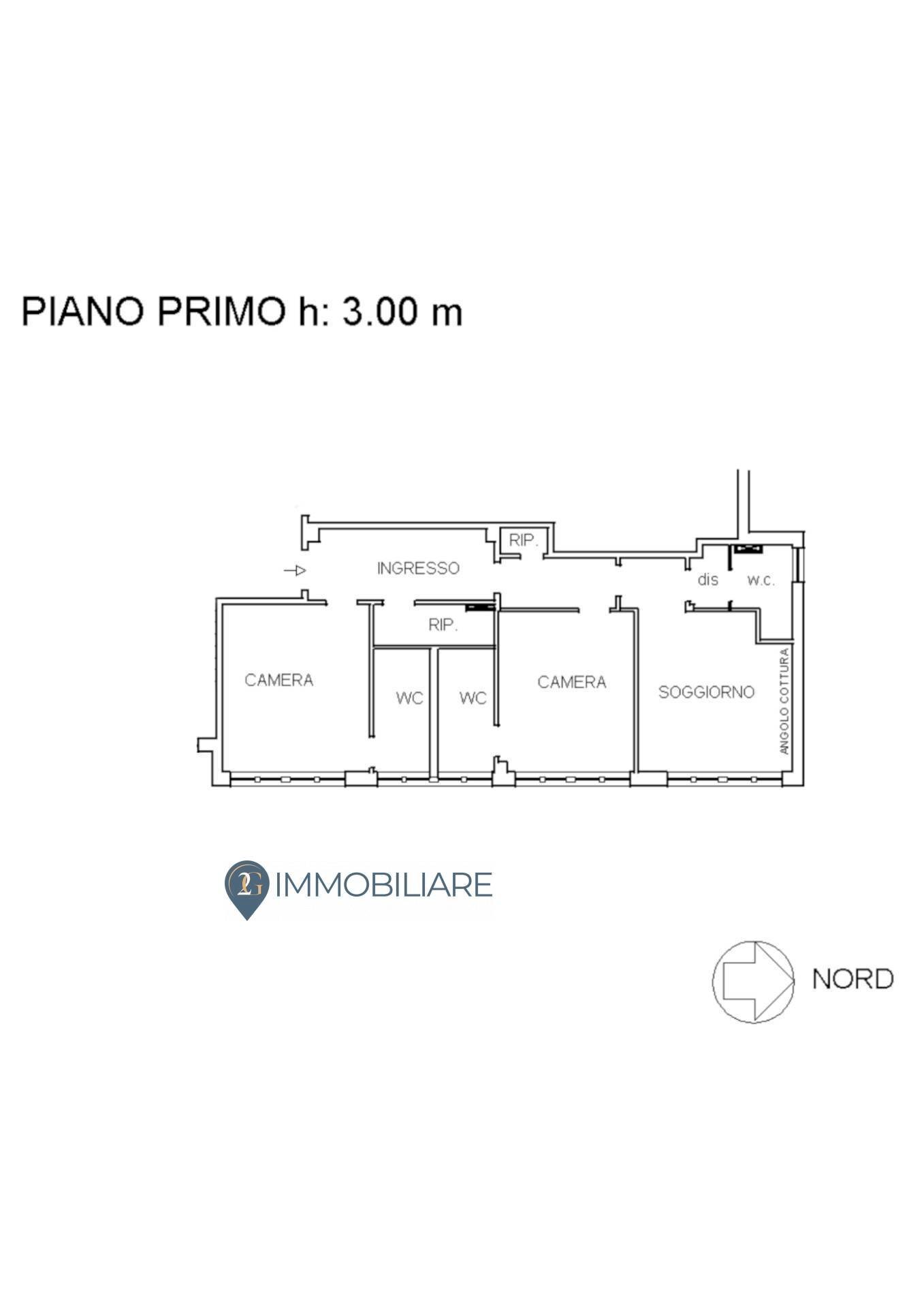 Foto 12 - Trilocale Via Dalmazio Birago, La Spezia - planimetria 1