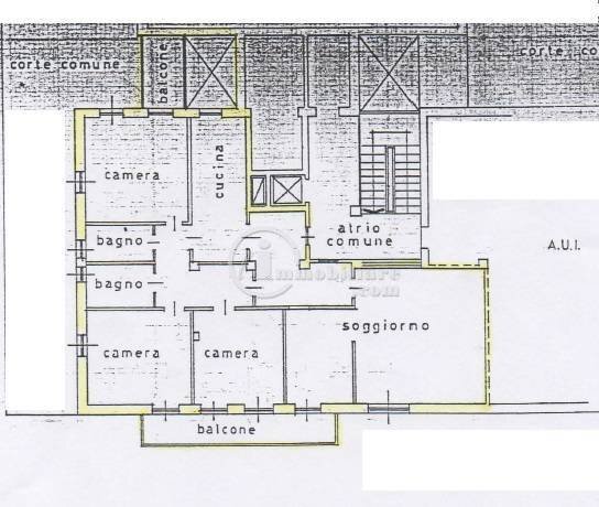 Foto 12 - Appartamento Busto Arsizio - planimetria 1