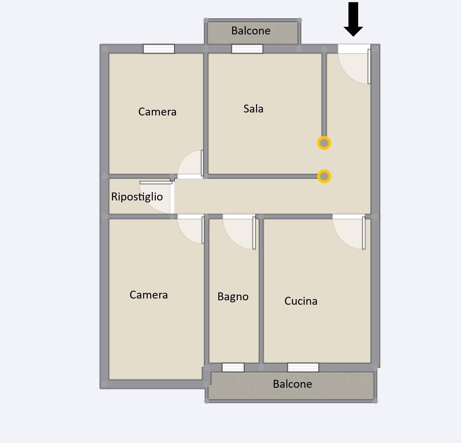 Foto 26 - Four-room apartment Carcare - floor plans 1