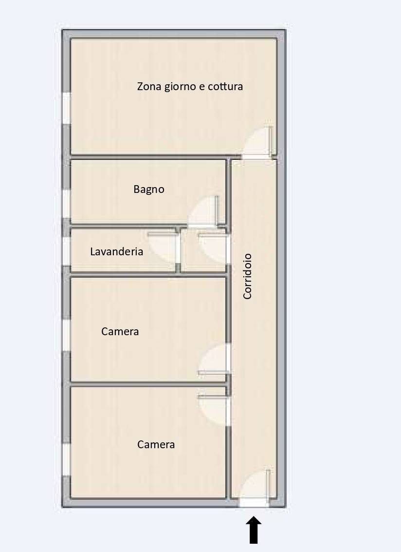 Foto 14 - Three-room apartment Carcare - floor plans 1