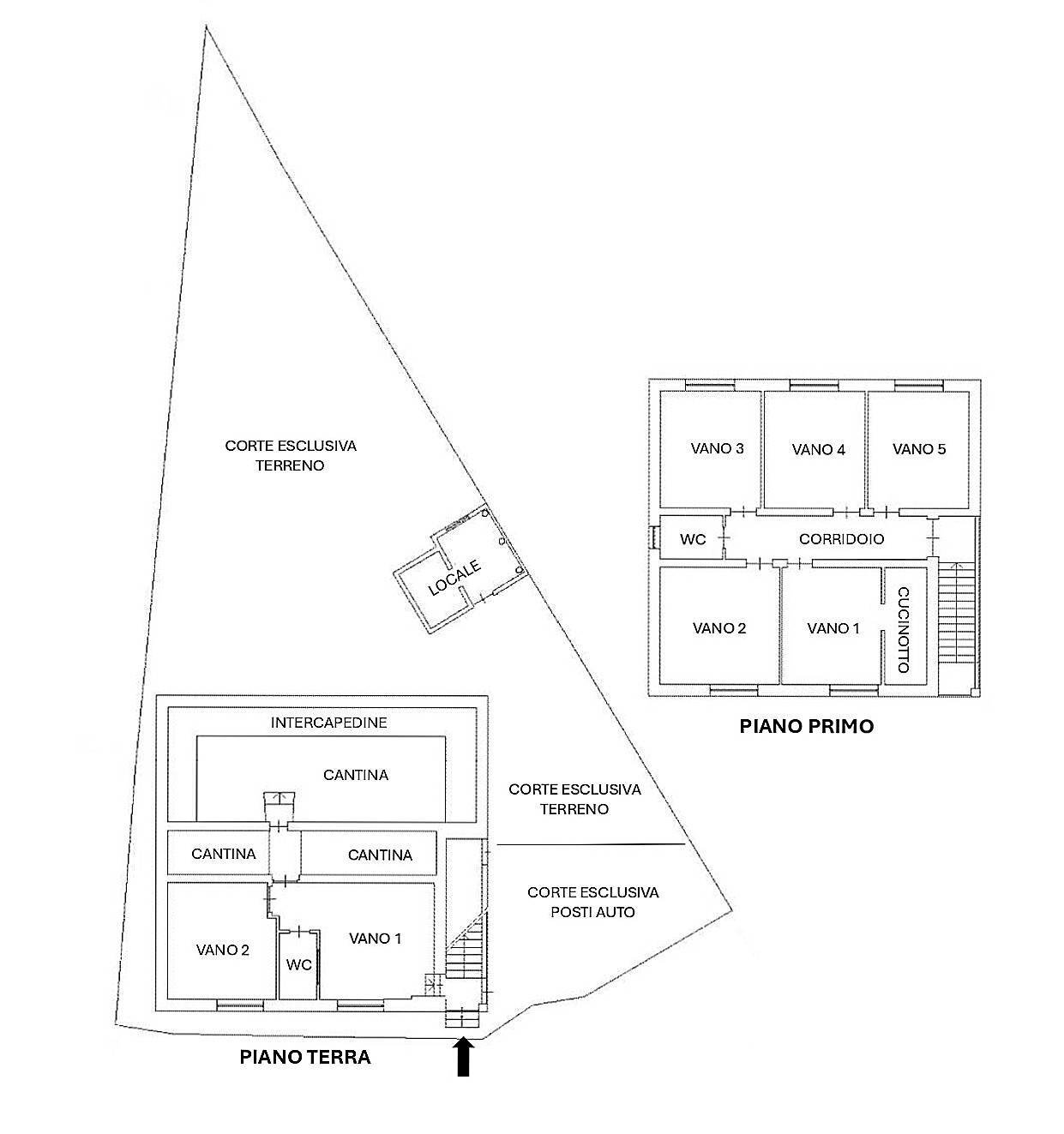 Foto 35 - Casa indipendente Cairo Montenotte - planimetria 1