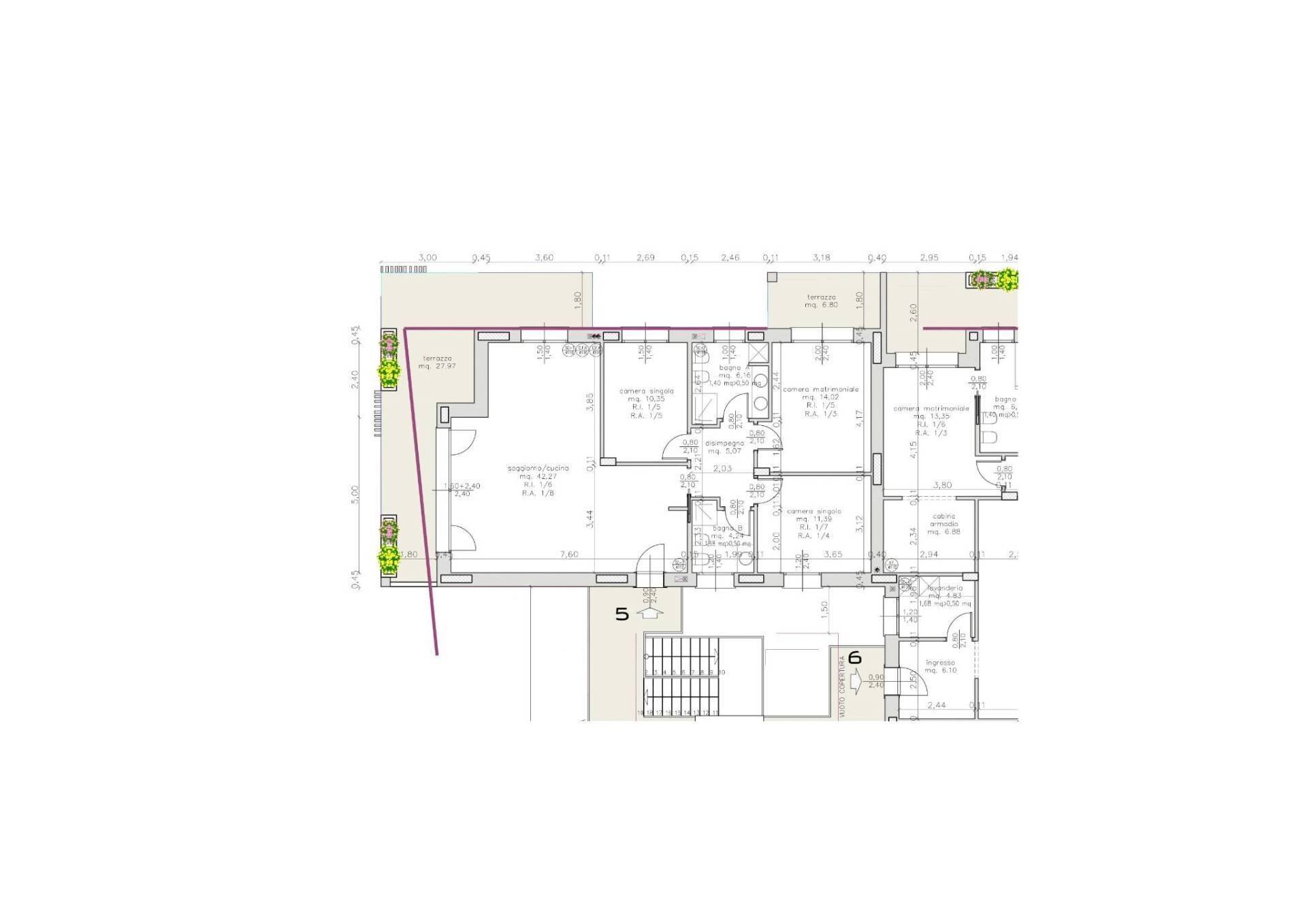 Foto 8 - Appartamento Via Don Bepo Vavassori, Valbrembo - planimetria 1