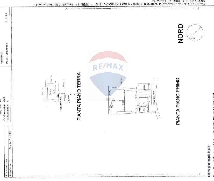 Pianta 2D - Independent house VICOLO DELLA TORRE
 
11, Roccastrada - floor plans 1