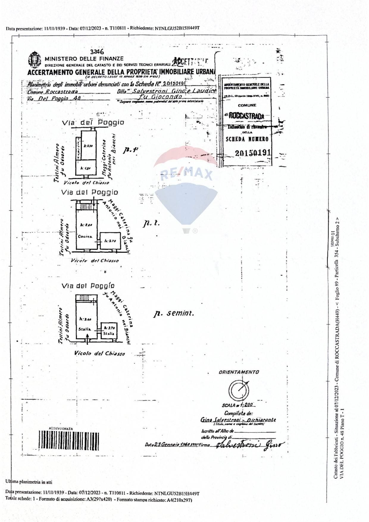 Pianta 2D - Casa indipendente VIA DELLA TORRE
 
35, Roccastrada - planimetria 1