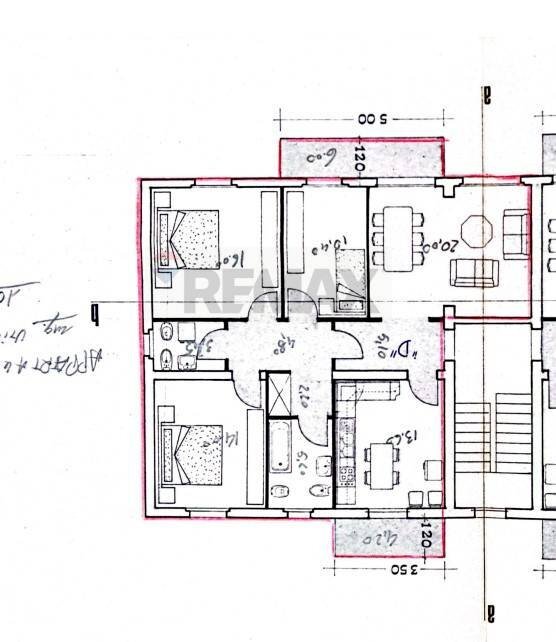 Pianta 2D - Appartamento VIA GIULIO CESARE
 
17/A, Roccastrada - planimetria 1