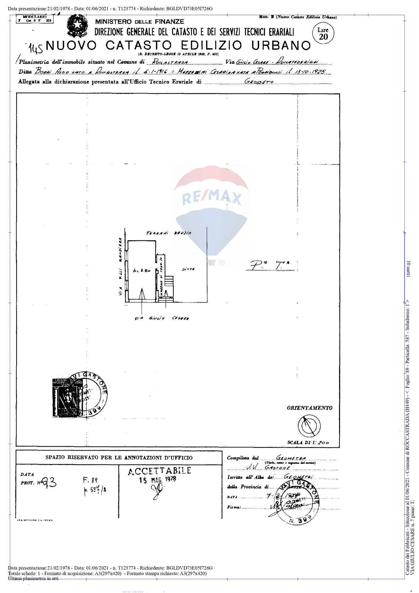 Pianta 2D - Independent house VIA GIULIO CESARE
 
9, Roccastrada - floor plans 1