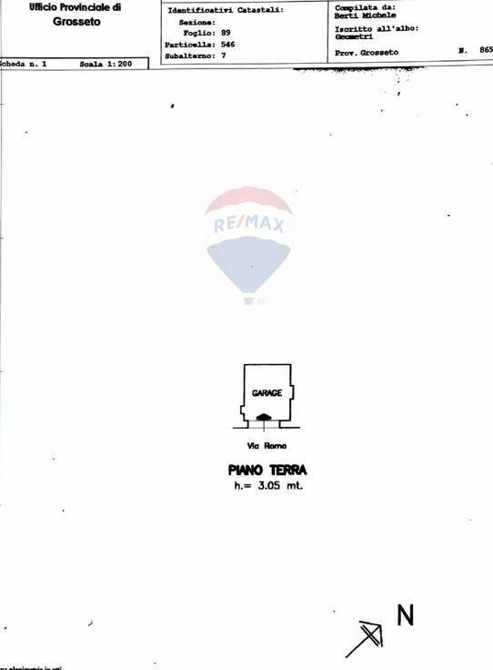 PLANIMETRIA - Semi-detached house VIA ROMA
 
73, Roccastrada - floor plans 1