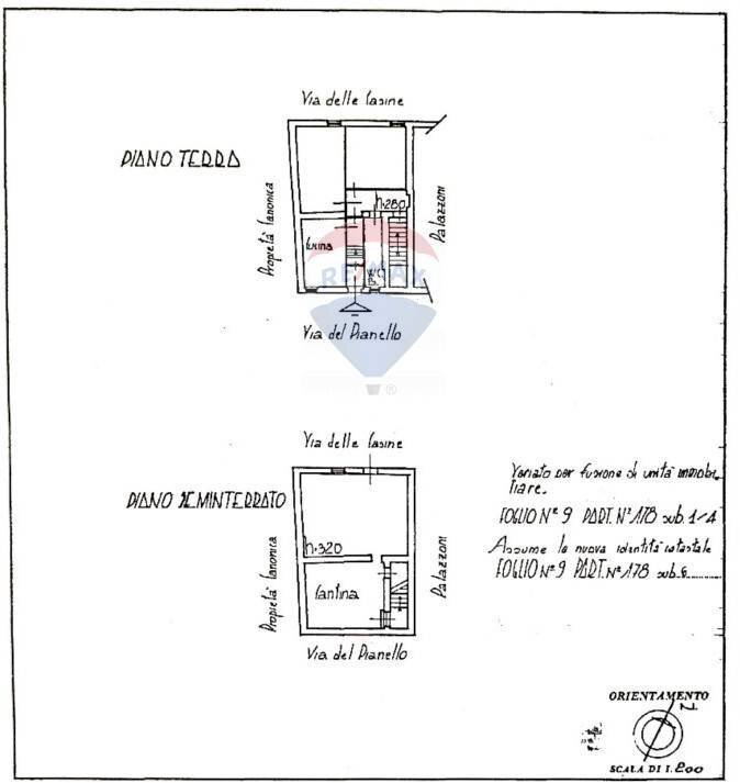 PLANIMETRIA - Casa indipendente VIA DEL PIANELLO
 
5, Roccastrada - planimetria 1