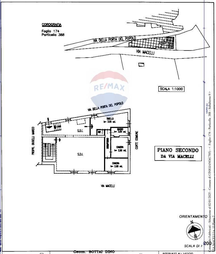 PLANIMETRIA - Casa indipendente VIA MACELLI
 
13, Cinigiano - planimetria 1