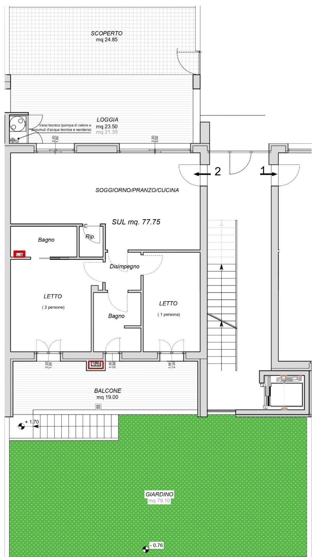 Foto 2 - Three-room apartment via Nelli, Fano - photo 2