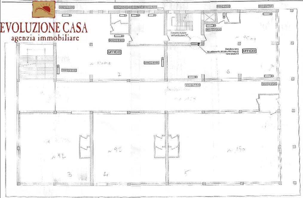 Foto 11 - Ufficio via Roma
 
85, Cervignano del Friuli - planimetria 1