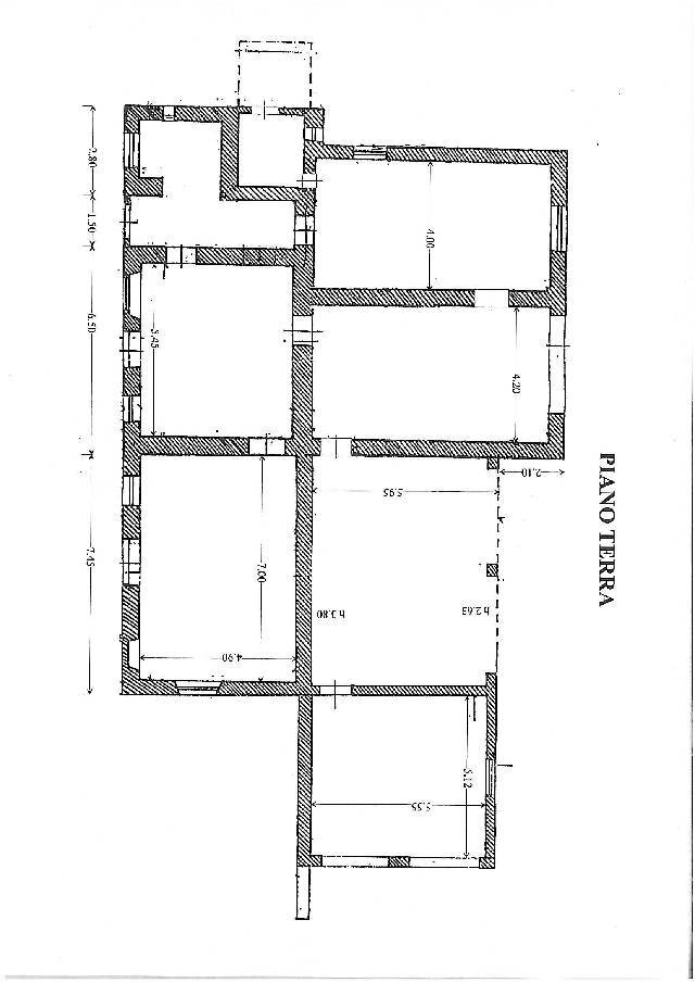 planimetria - Villa coccaia, Bibbiena - planimetria 1