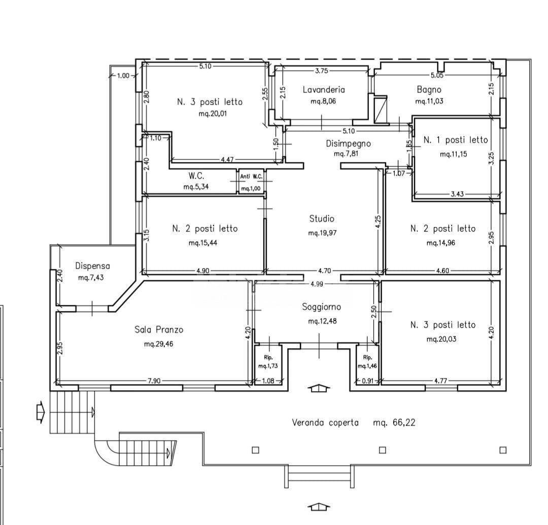 Foto 40 - Villa via strada circonvallazione
 
snc, Vittoria - planimetria 1