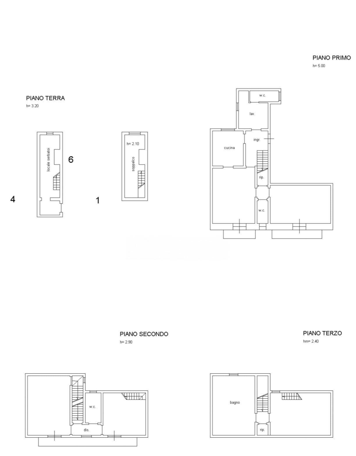 Foto 25 - Appartamento Via Principe Umberto
 
snc, Vittoria - planimetria 1