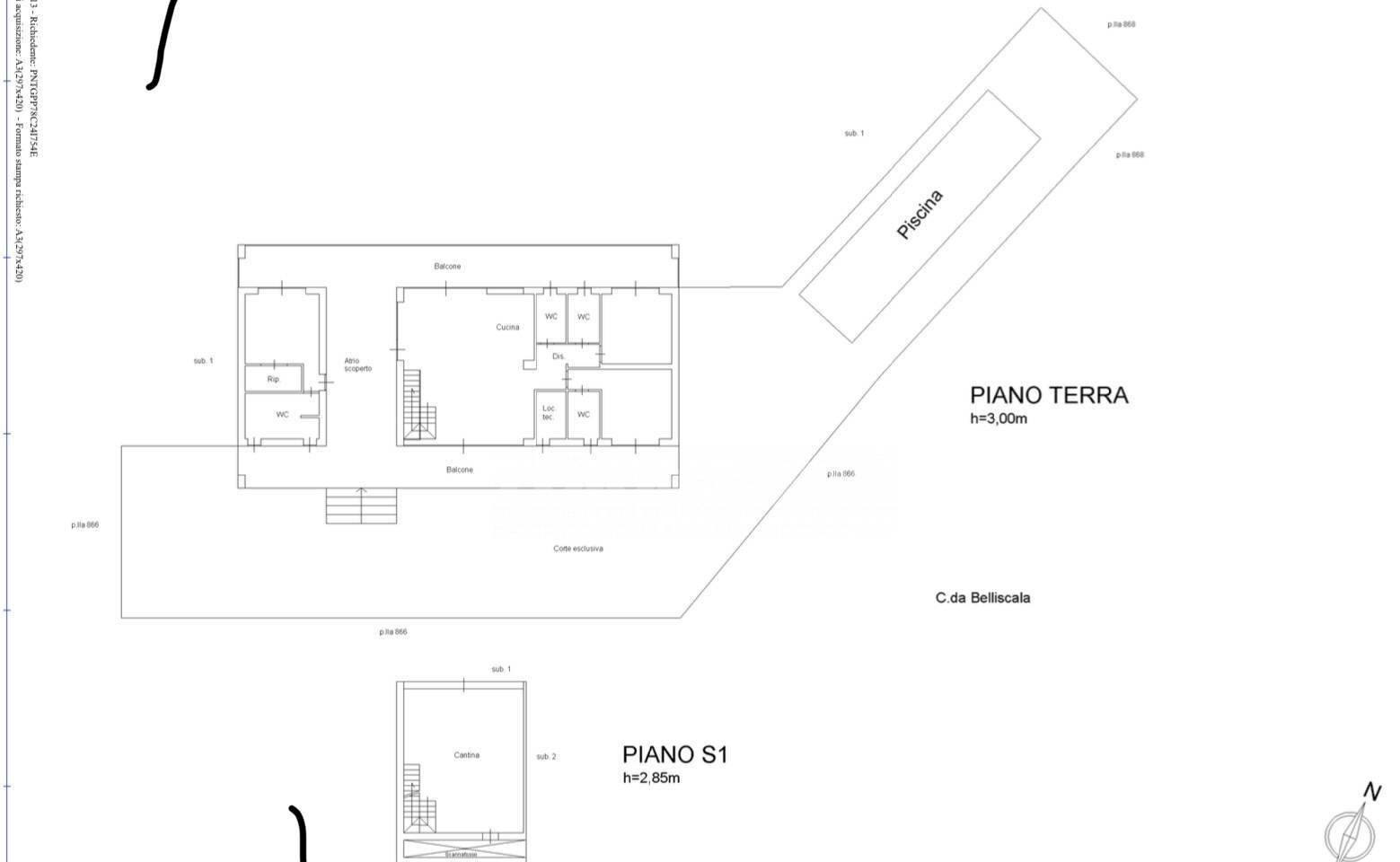 Foto 90 - Villa sp11, Noto - planimetria 1
