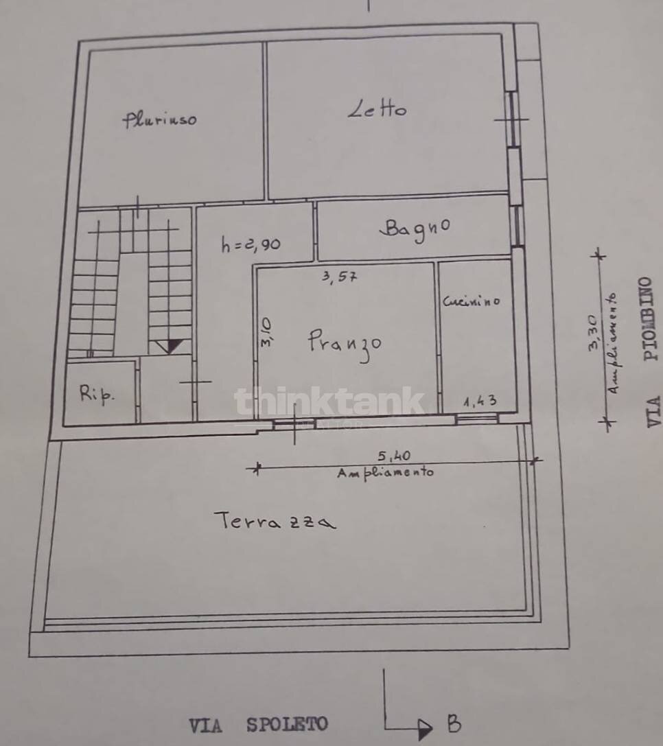 Foto 10 - Trilocale VIA SPOLETO, Lentini - planimetria 1